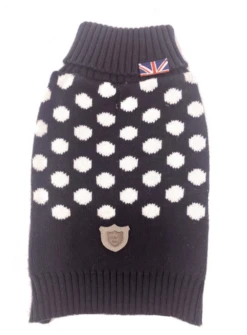 Sydney & Co Navy Spotted Dog Jumper