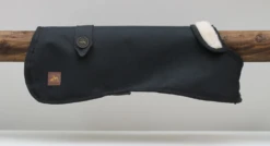 Country & Twee Black Waterproof Dog Coat