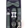 Hugo & Hudson - Green Checked Dog Accessory Set 1 Hugo & Hudson - Green Checked Dog Accessory Set -Pet dog set14 1600x copy 2