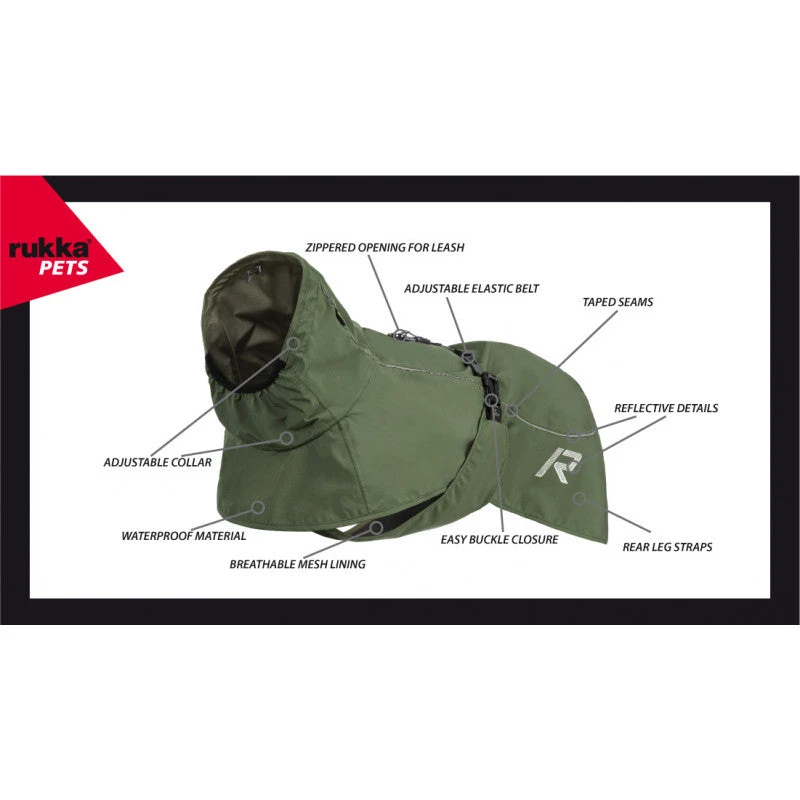 RUKKA - Sky Raincoat For Dogs 5 RUKKA - Sky Raincoat For Dogs - Image 3