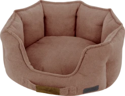 House Of Paws - Dusky Pink Sofa Fabric Oval Bed