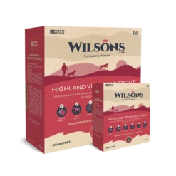 Wilsons - Highland Venison & Trout - Premium British Cold Pressed Dog Food