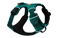 Ruffwear - Front Range® Harness Aurora Teal -Pet dog web 30502 front range harness aurora teal reflectivity studio