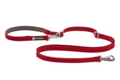 Ruffwear - Switchbak Dog Lead - Red Sumac -Pet dog web 4025 switchbak leash cindercone red clipped handle studio 640x 8eb64ccd 412b 4747 924b 1f86659d3003