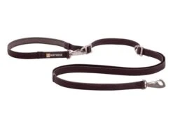 Ruffwear - Switchbak Lead Granite Gray -Pet dog web 4025 switchbak leash obsidian black clipped handle studio 640x 551ae423 ec2b 422b 9d45 1794113bf182