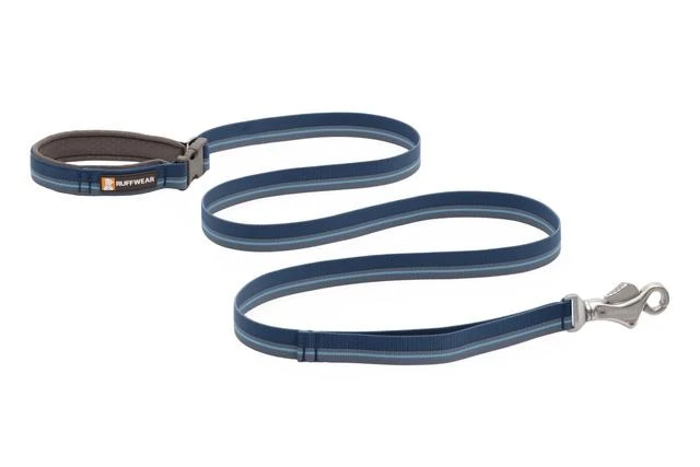 Ruffwear Flat Out Adjustable Dog Lead - Blue Horizon 3 Ruffwear Flat Out Adjustable Dog Lead - Blue Horizon