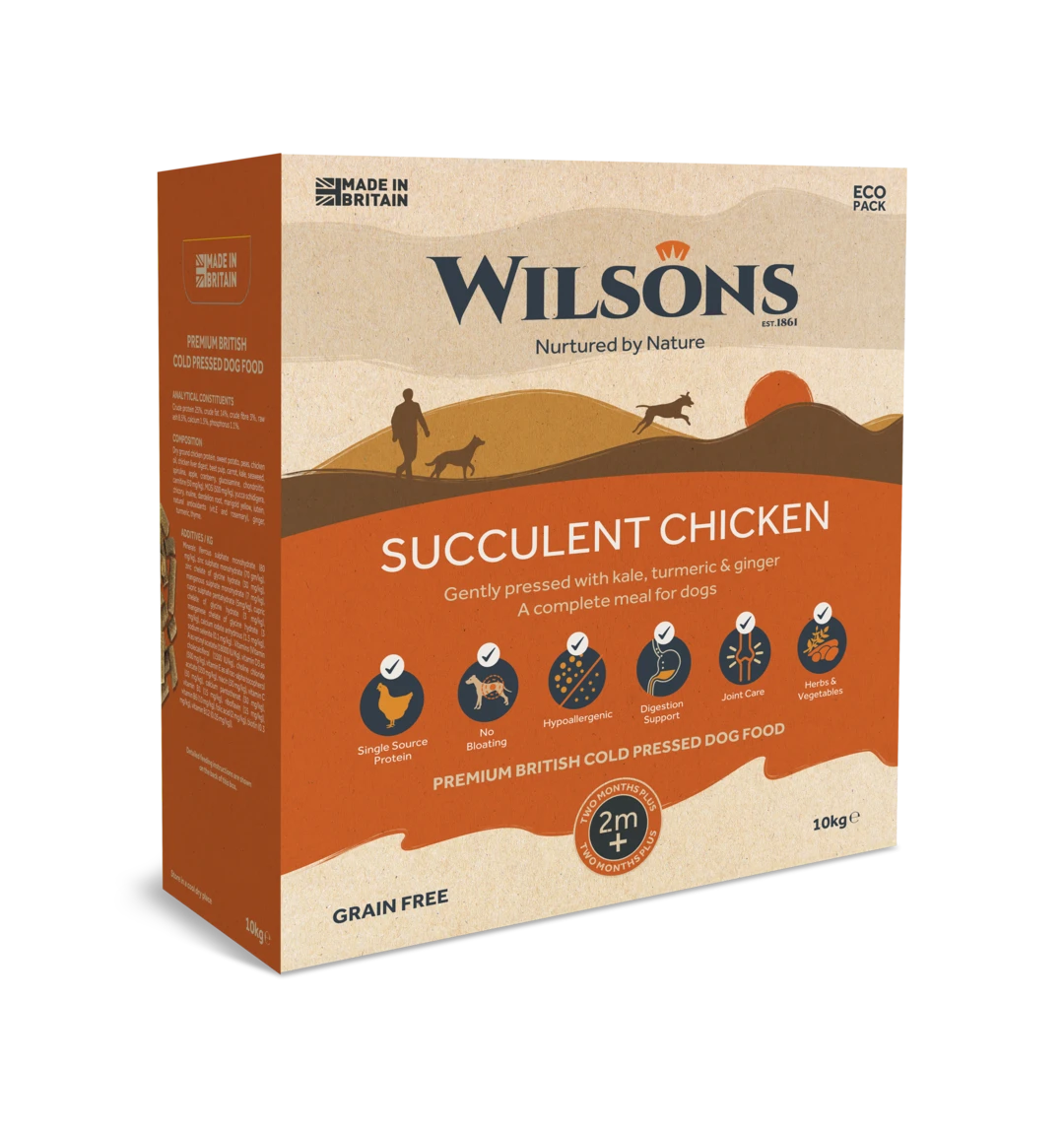 Wilsons - Succulent Chicken - Premium British Cold Pressed Dog Food 6 Wilsons - Succulent Chicken - Premium British Cold Pressed Dog Food - Image 4
