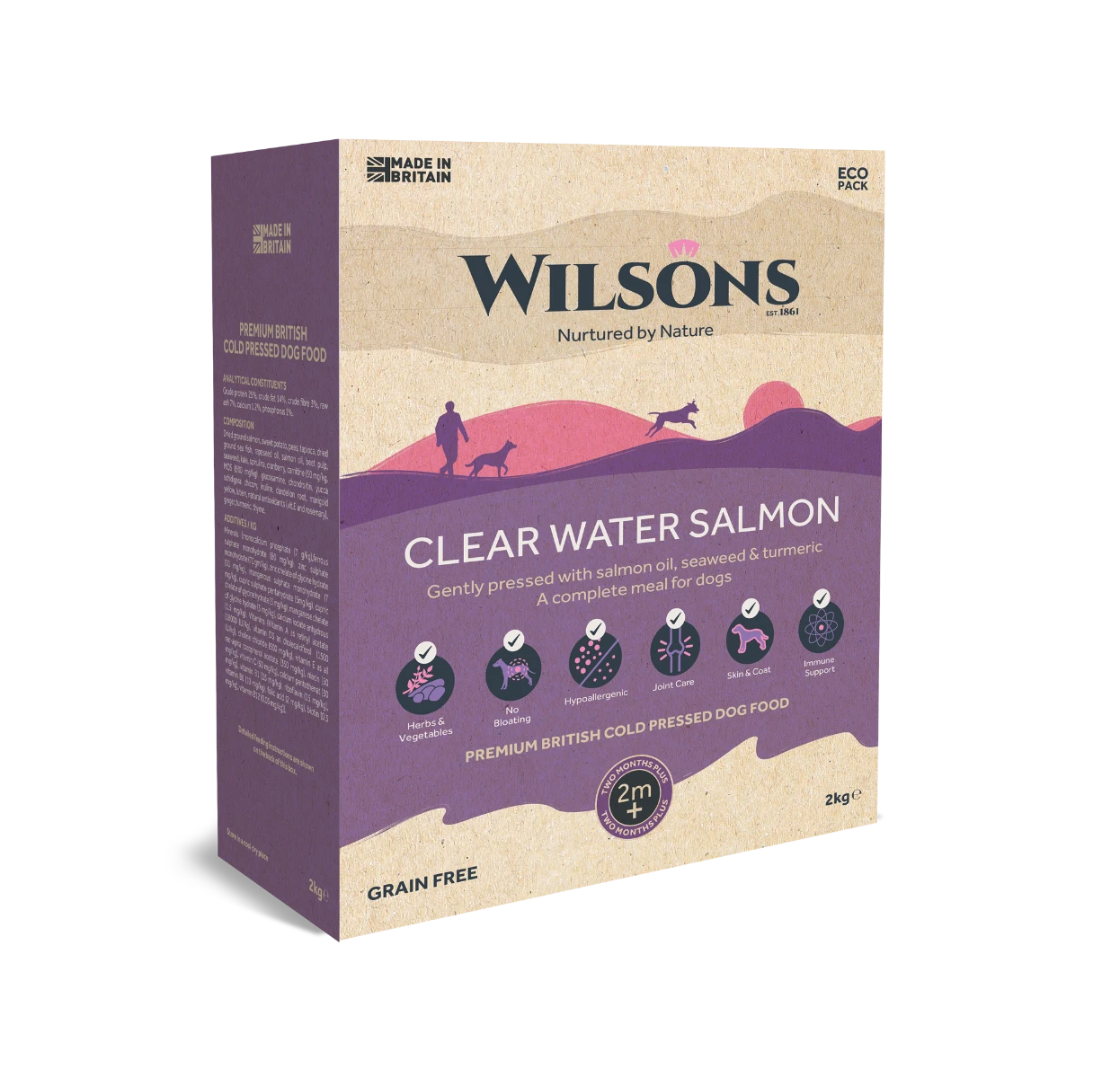 Wilsons - Clear Water Salmon - Premium British Cold Pressed Dog Food 4 Wilsons - Clear Water Salmon - Premium British Cold Pressed Dog Food - Image 2