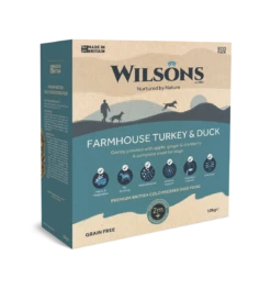 Wilsons - Farmhouse Turkey & Duck - Premium British Cold Pressed Dog Food 11 Wilsons - Farmhouse Turkey & Duck - Premium British Cold Pressed Dog Food -Pet dog wpf colp turkey10kg