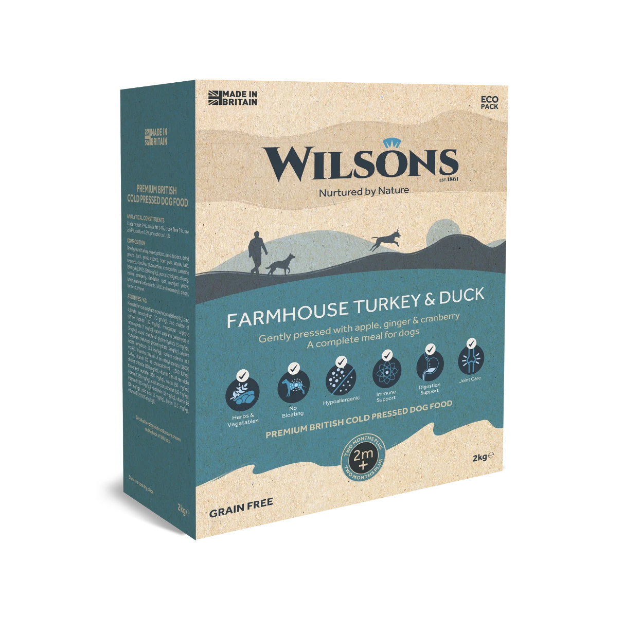 Wilsons - Farmhouse Turkey & Duck - Premium British Cold Pressed Dog Food 8 Wilsons - Farmhouse Turkey & Duck - Premium British Cold Pressed Dog Food - Image 6