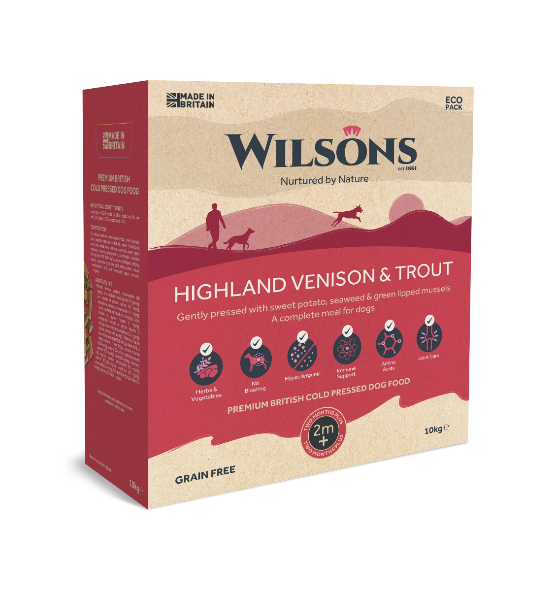 Wilsons - Highland Venison & Trout - Premium British Cold Pressed Dog Food 9 Wilsons - Highland Venison & Trout - Premium British Cold Pressed Dog Food - Image 7