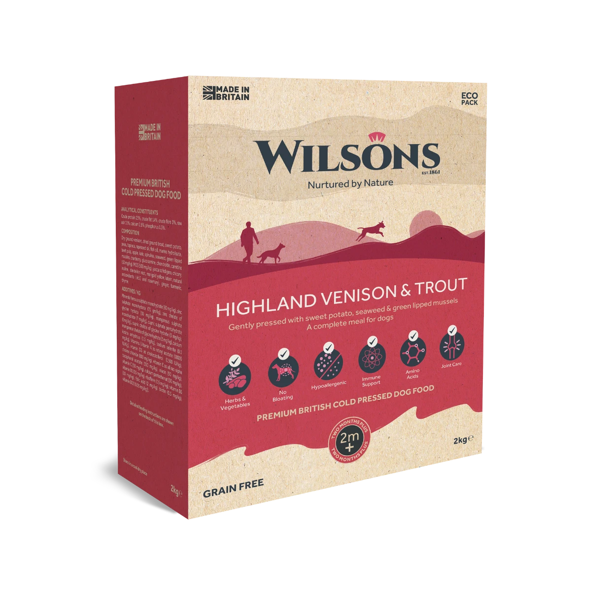 Wilsons - Highland Venison & Trout - Premium British Cold Pressed Dog Food 8 Wilsons - Highland Venison & Trout - Premium British Cold Pressed Dog Food - Image 6